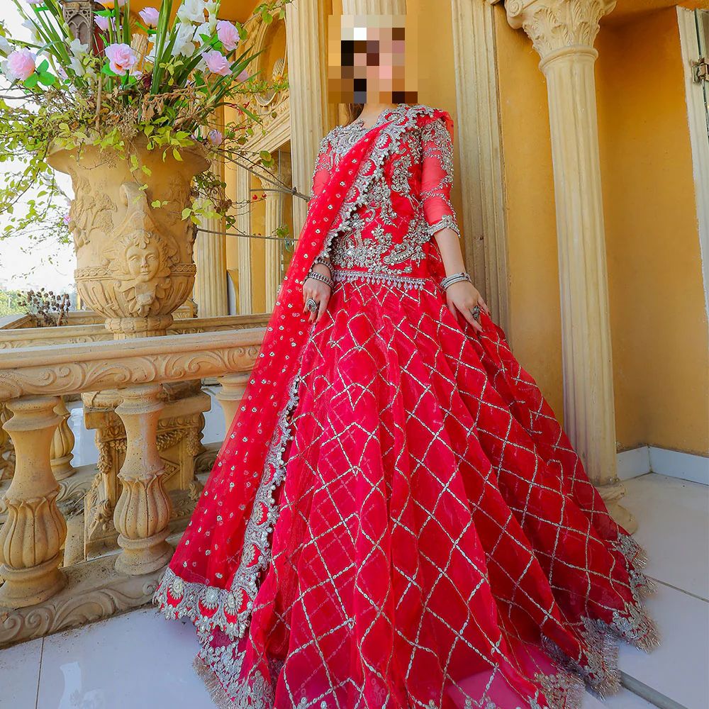 Fatima’s Royal Red Wedding Dress