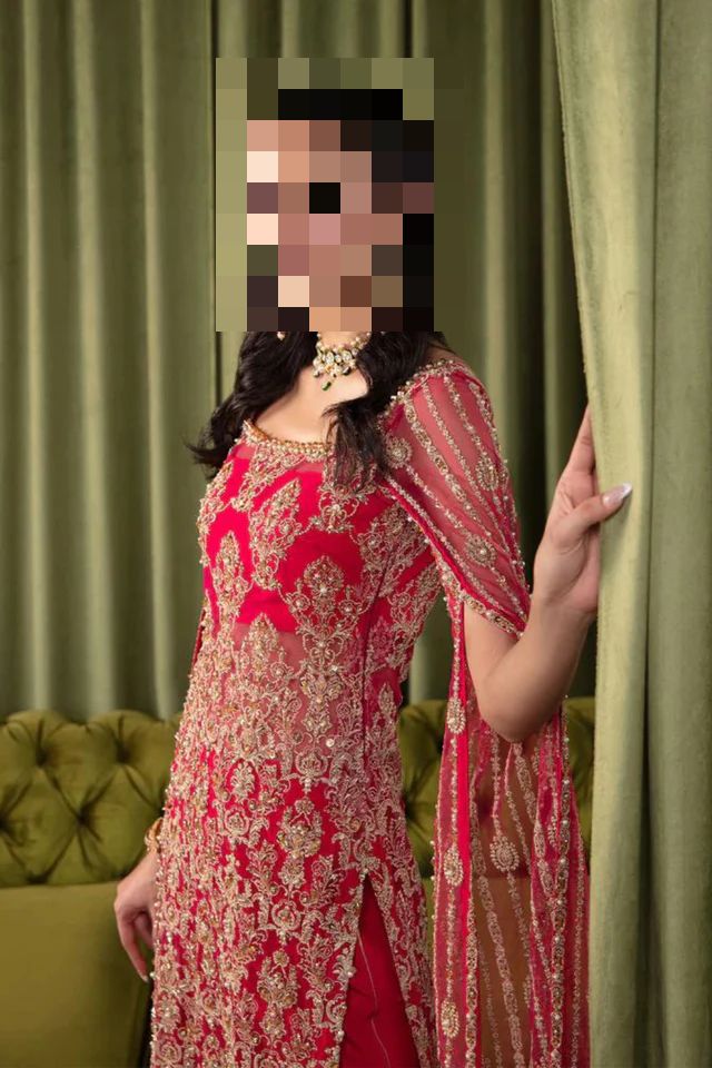 Fatima’s Ruby Red Party Dress