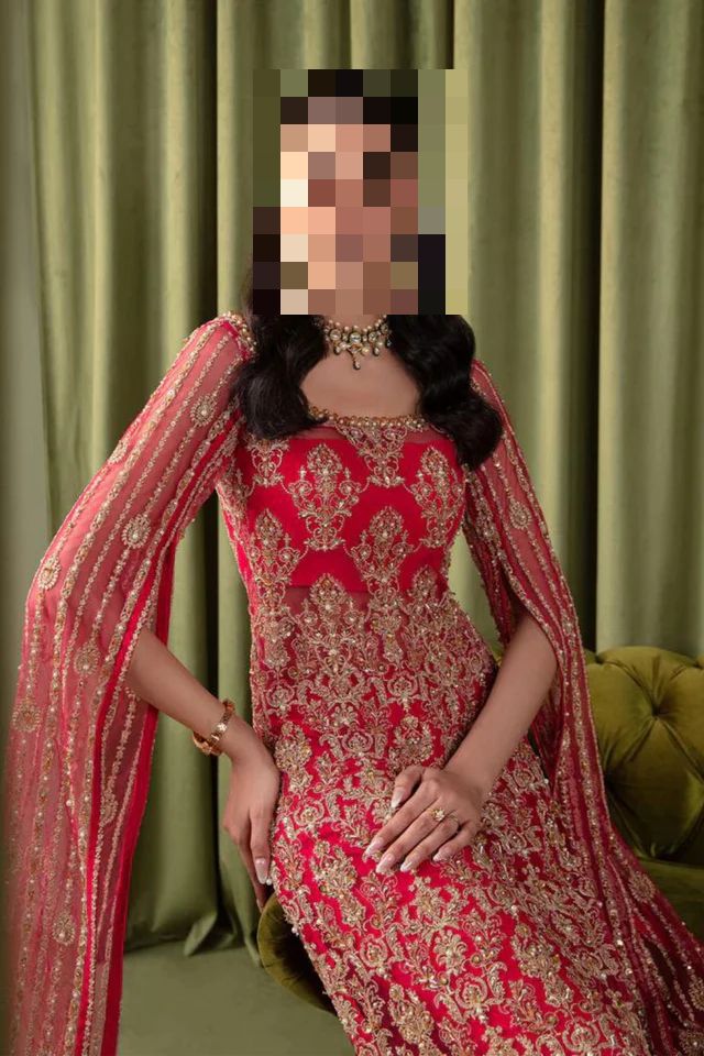 Fatima’s Ruby Red Party Dress