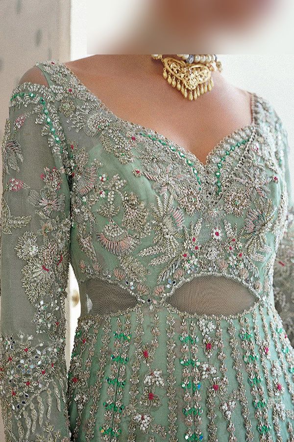 Fatima's Seafoam Green Party Dress