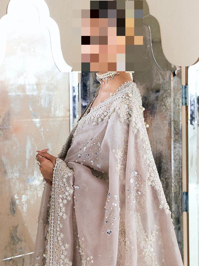 Fatima’s Silver Grey Party Dress