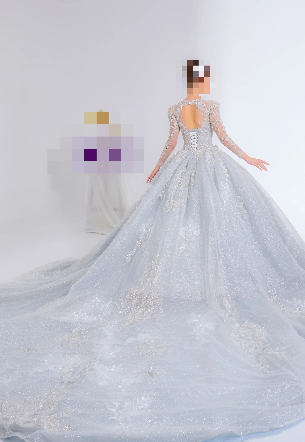 Fatima’s Silver Ivory Bridal Dress