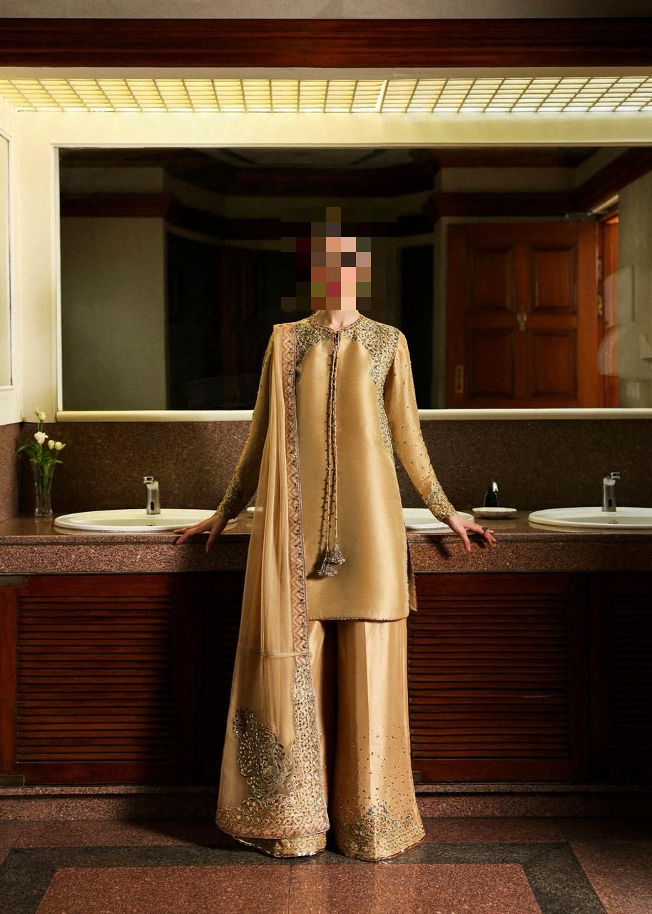 Fatima’s Soft Marigold Party Dress