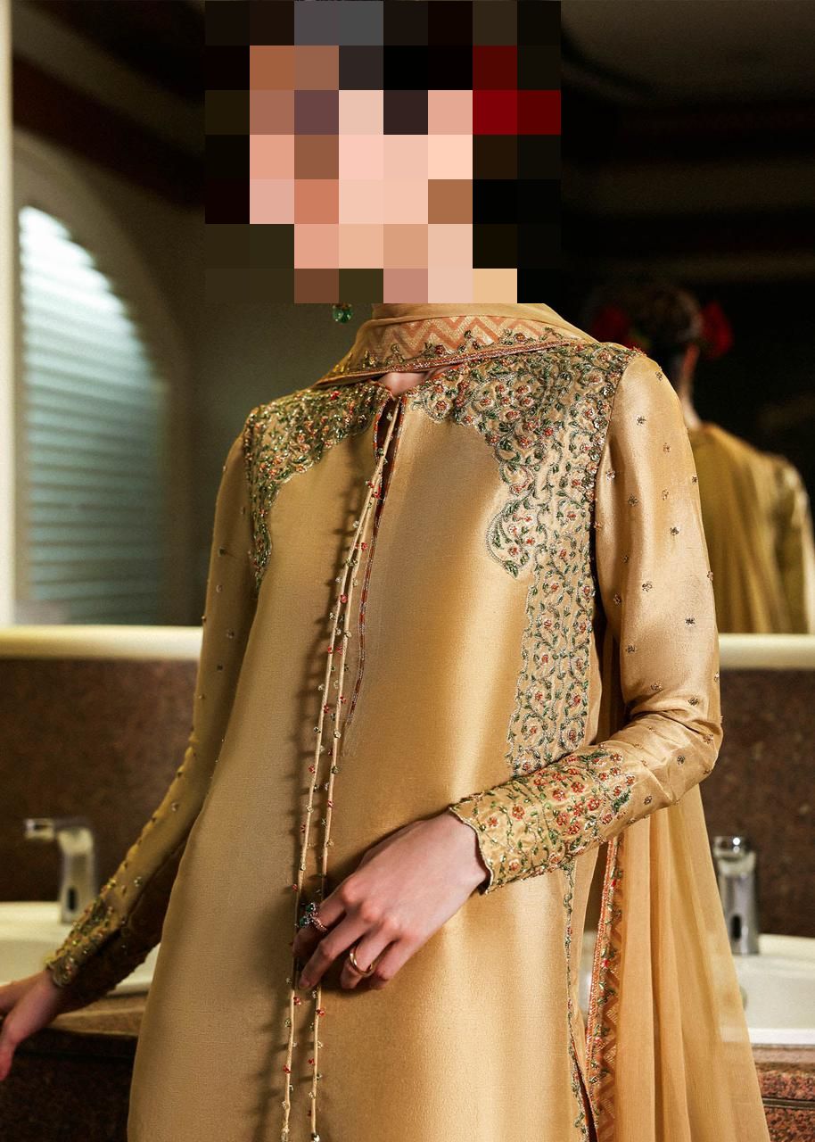 Fatima’s Soft Marigold Party Dress
