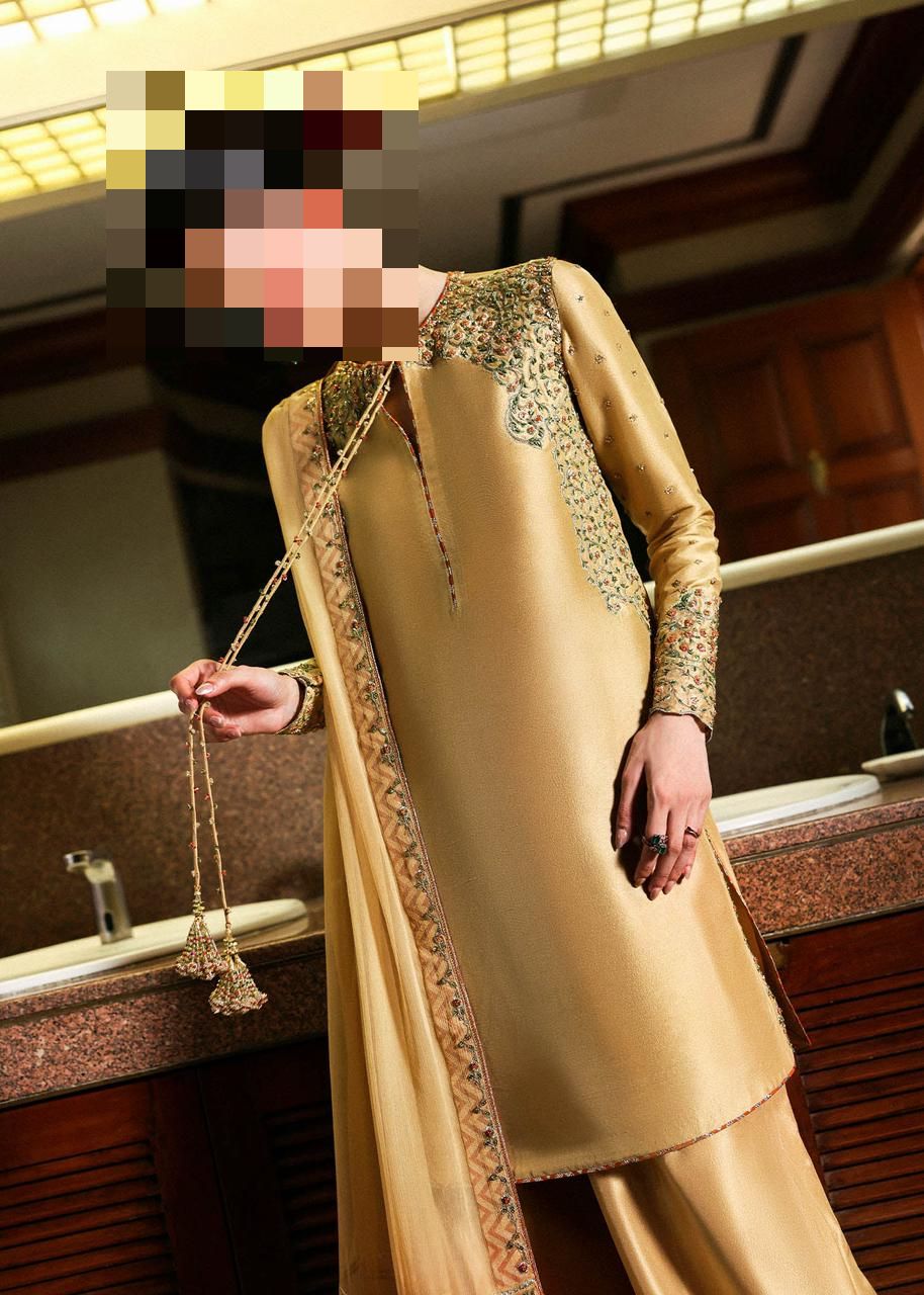 Fatima’s Soft Marigold Party Dress