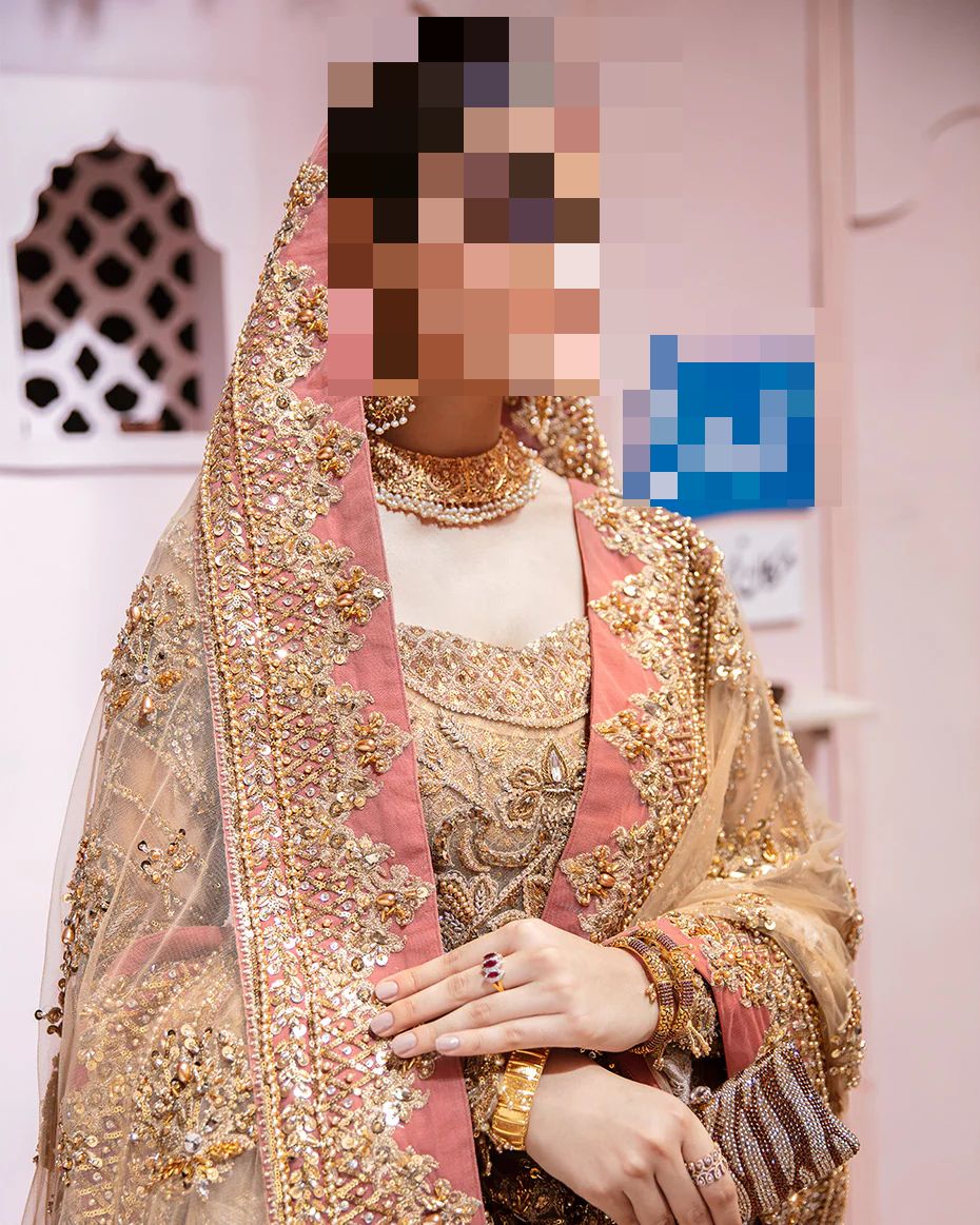 Fatima’s Timeless Antique Gold Bridal Dress