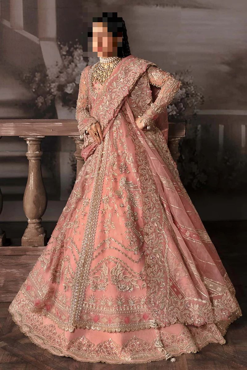 Fatima’s Vintage Blush Bridal Dress