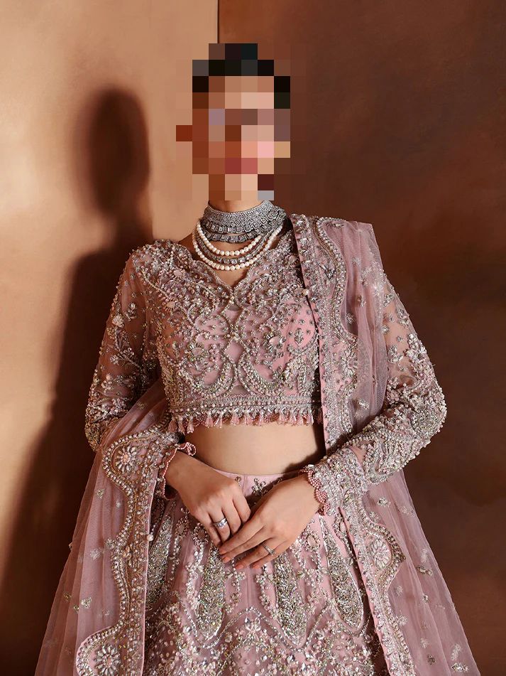 Fatima’s Vintage Pink Bridal Dress