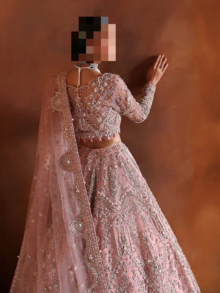 Fatima’s Vintage Pink Bridal Dress