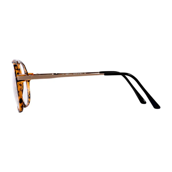 ABC-2218 black aviator eyeglasses metal frame stylish men eyewear