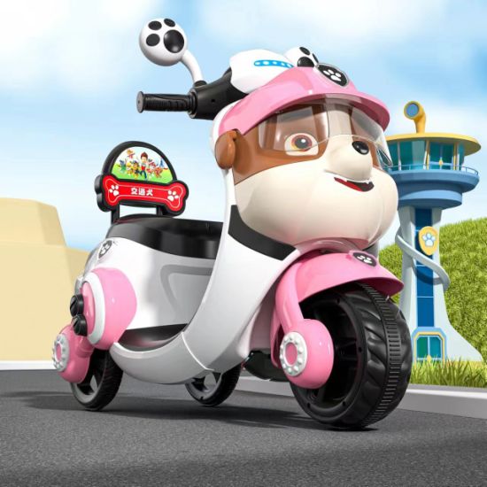 6V Paw Patrol electric scooter for kids with lights and sounds