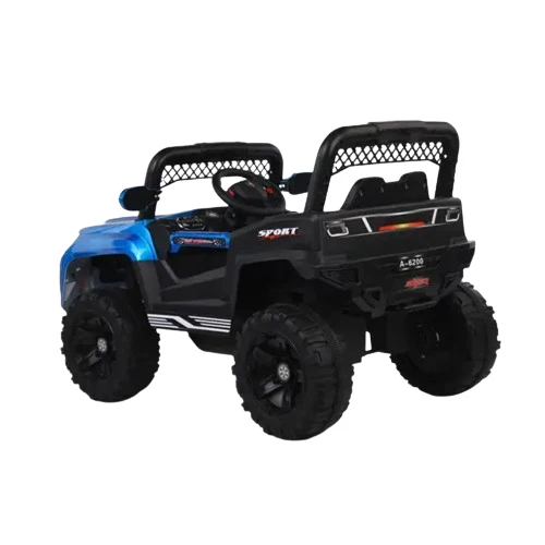 Battery-operated ride-on jeep for children promoting active play