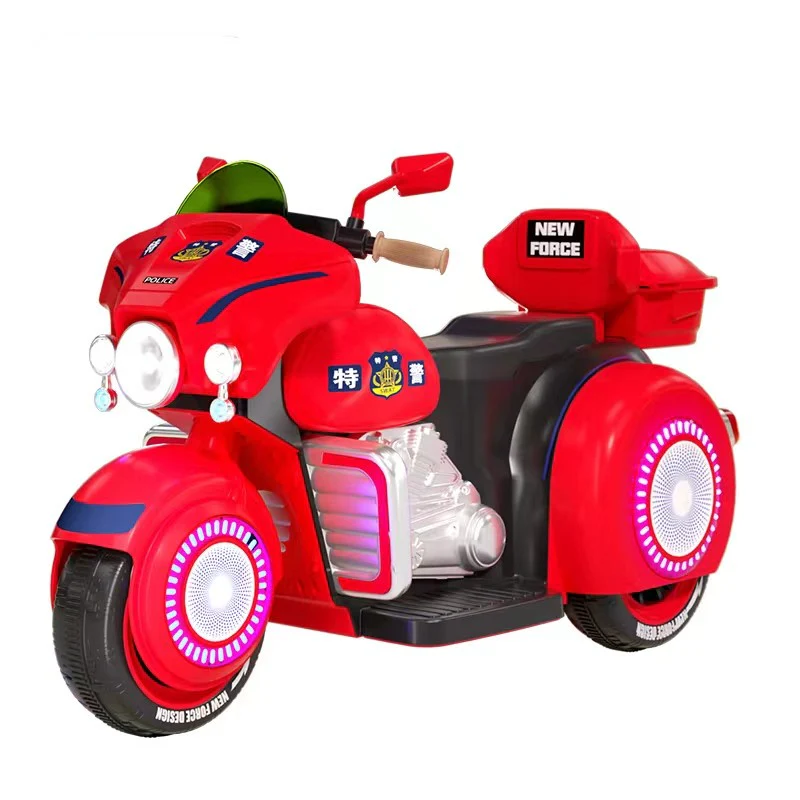 Baby Police Kids Ride-On Vehicle with Light and Sound