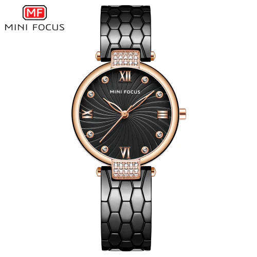 Black Dial Quartz Watch For Ladies MF0186L-03 — 019
