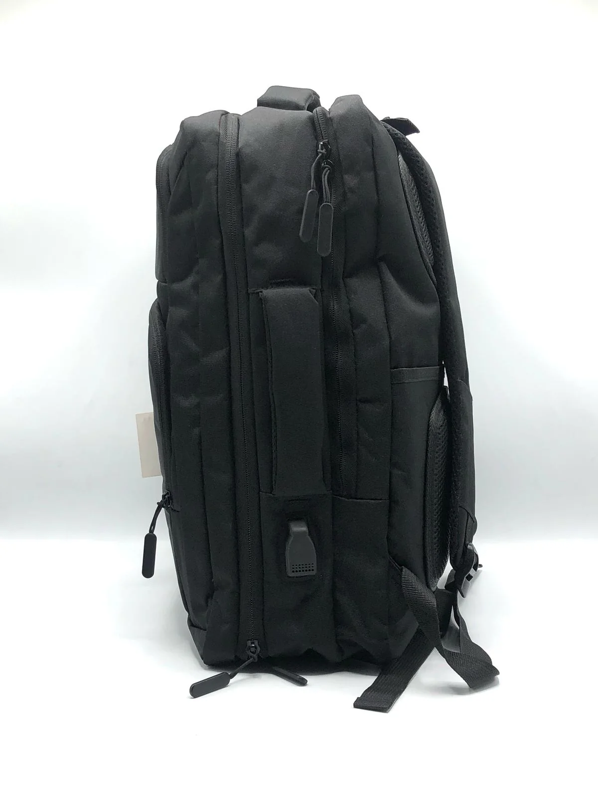 Durable Black Sport Laptop Bag crafted with high-quality material, secure zip closures, and comfortable carrying options, ideal for protecting laptops and essentials on the go.