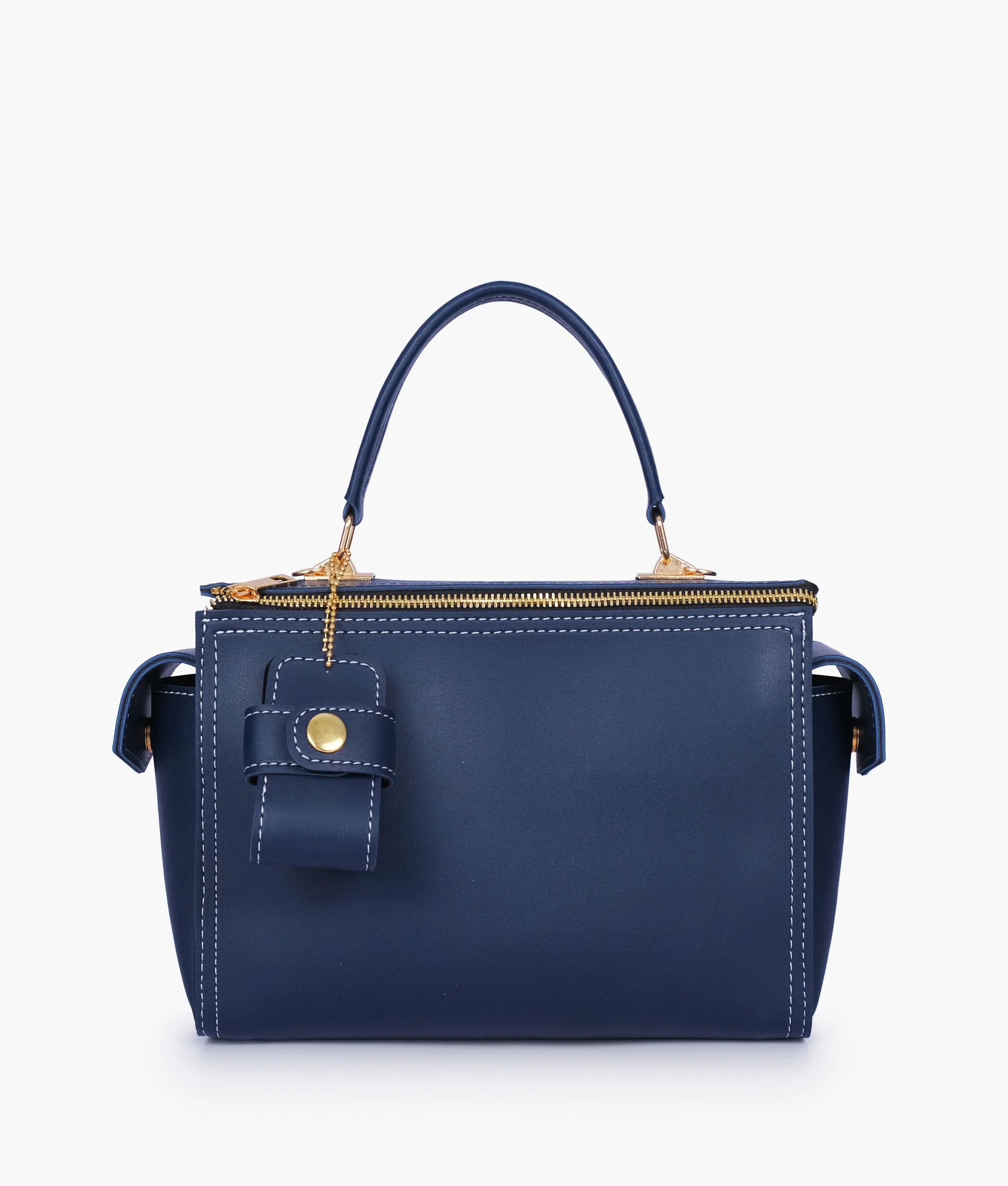Blue Bowling Bag with Top Handle