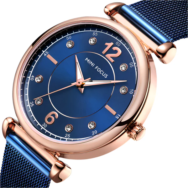 Bold Blue Mesh Bracelet MF0177L-04 Women Watch
