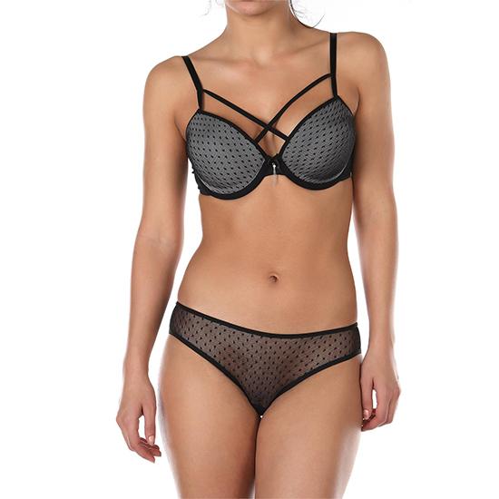 Stylish Bra Panty Push-Up Set for Women Adjustable Strap crafted with soft stretch fabric and a coordinated design, perfect for everyday comfort and modern appeal.