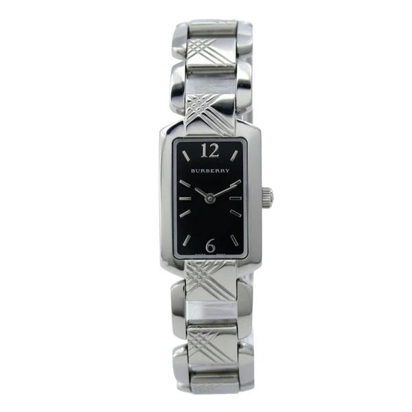 Sovereign Burberry Silver Black Watch — 020