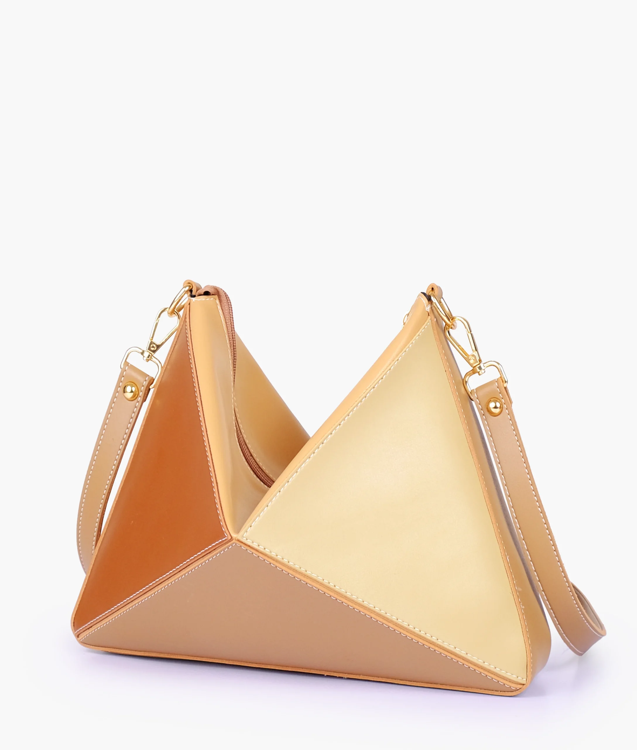 Caramel Triangle Flex Bag