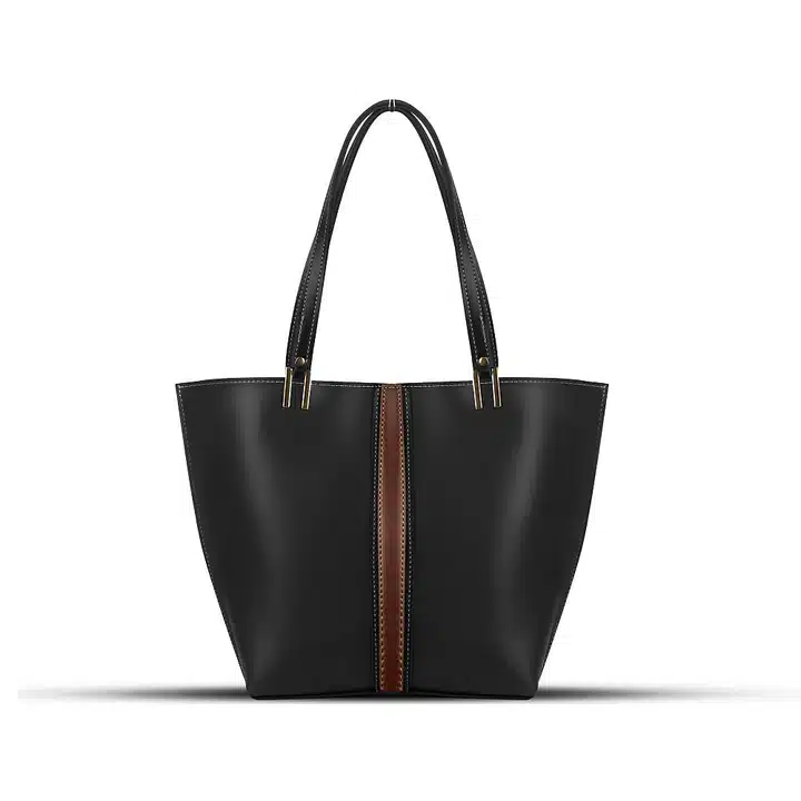 Celeste Black Tote Bag