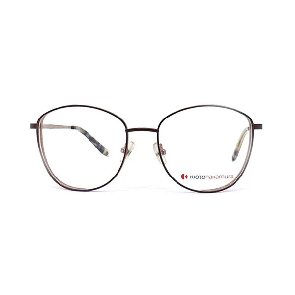 CH057M Women's Oval Full-Rim Metal Eyeglasses