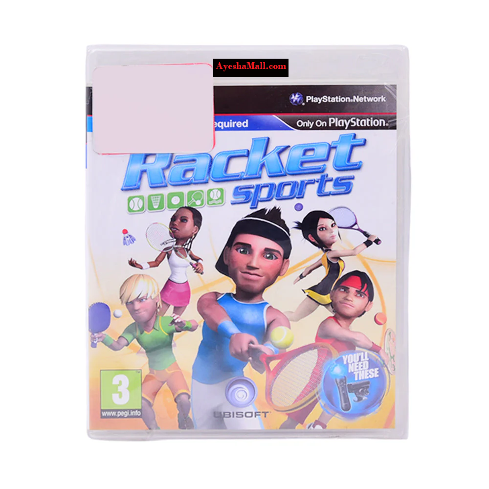 CourtMaster Racquet Sports PS3 Game Disc