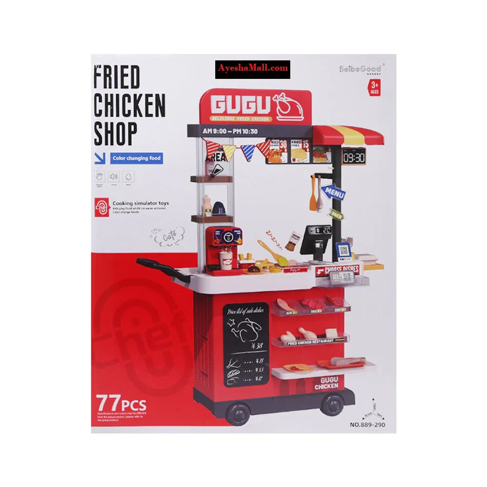 CrispyTown Fried Chicken Shop Playset – 889-290