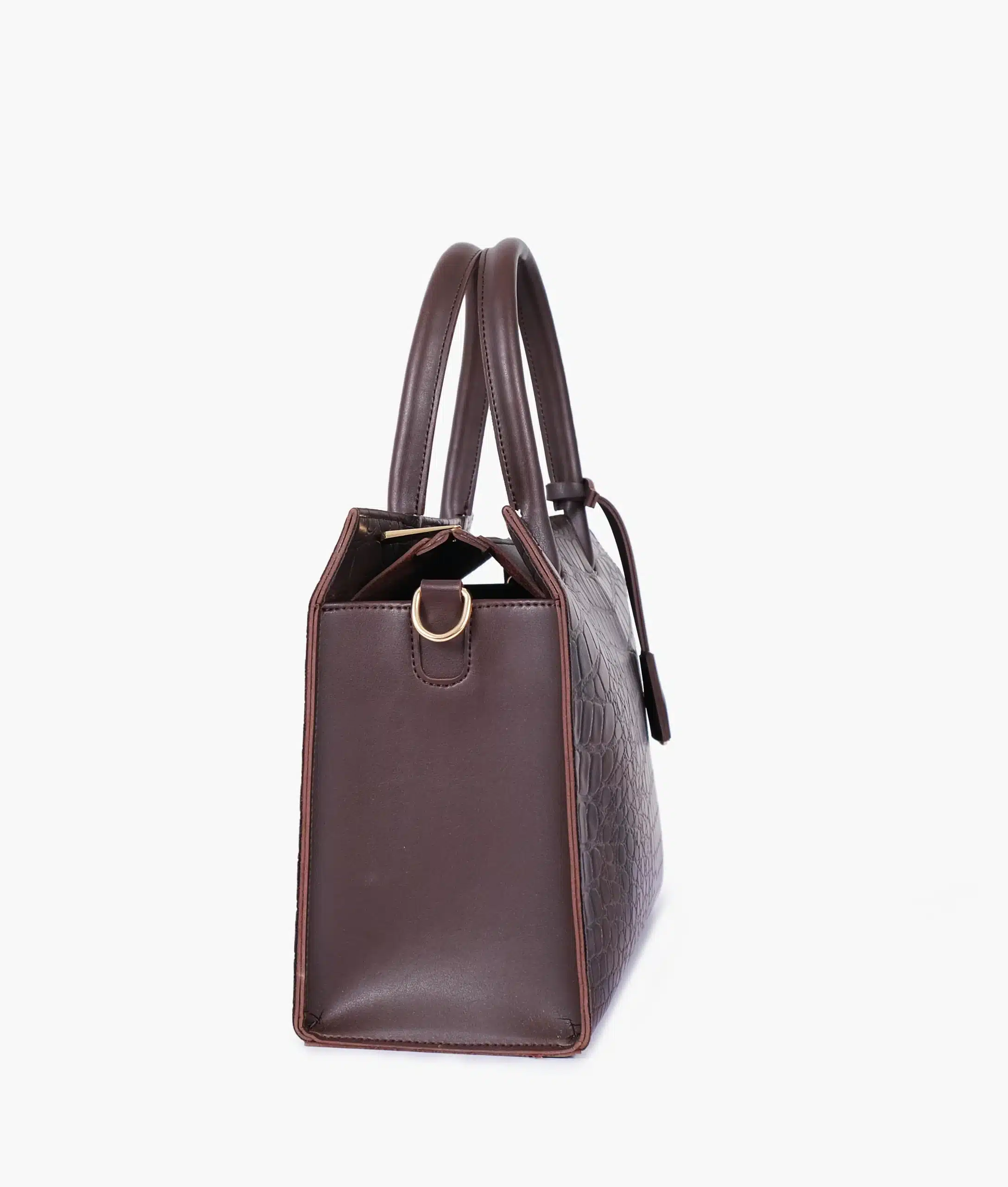 Premium faux leather crocodile handbag for women with modern and classic look