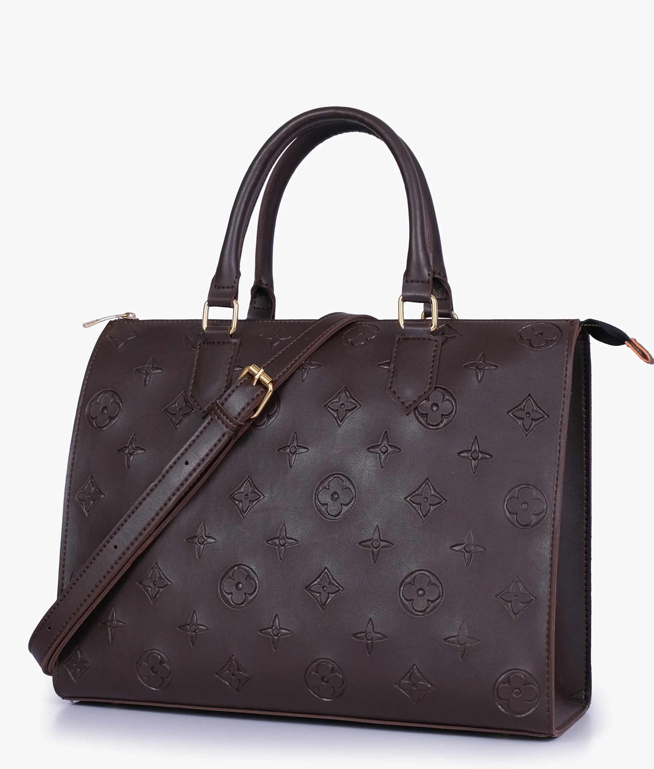 Dark Brown On-the-Go Handbag