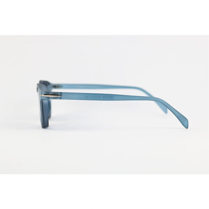 David Beckham 1026 Blue Translucent Acetate Oval Sunglasses premium oval sunglasses with modern translucent acetate frame