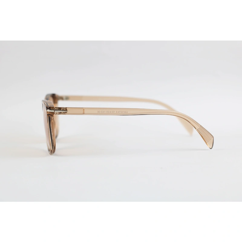 David Beckham 1879 Brown Acetate Rectangle Sunglasses fashionable rectangular eyewear with durable acetate frame
