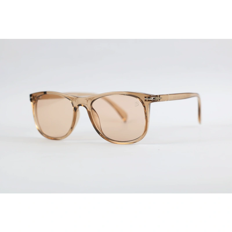David Beckham 1879 Brown Acetate Rectangle Sunglasses premium rectangle sunglasses with elegant brown finish