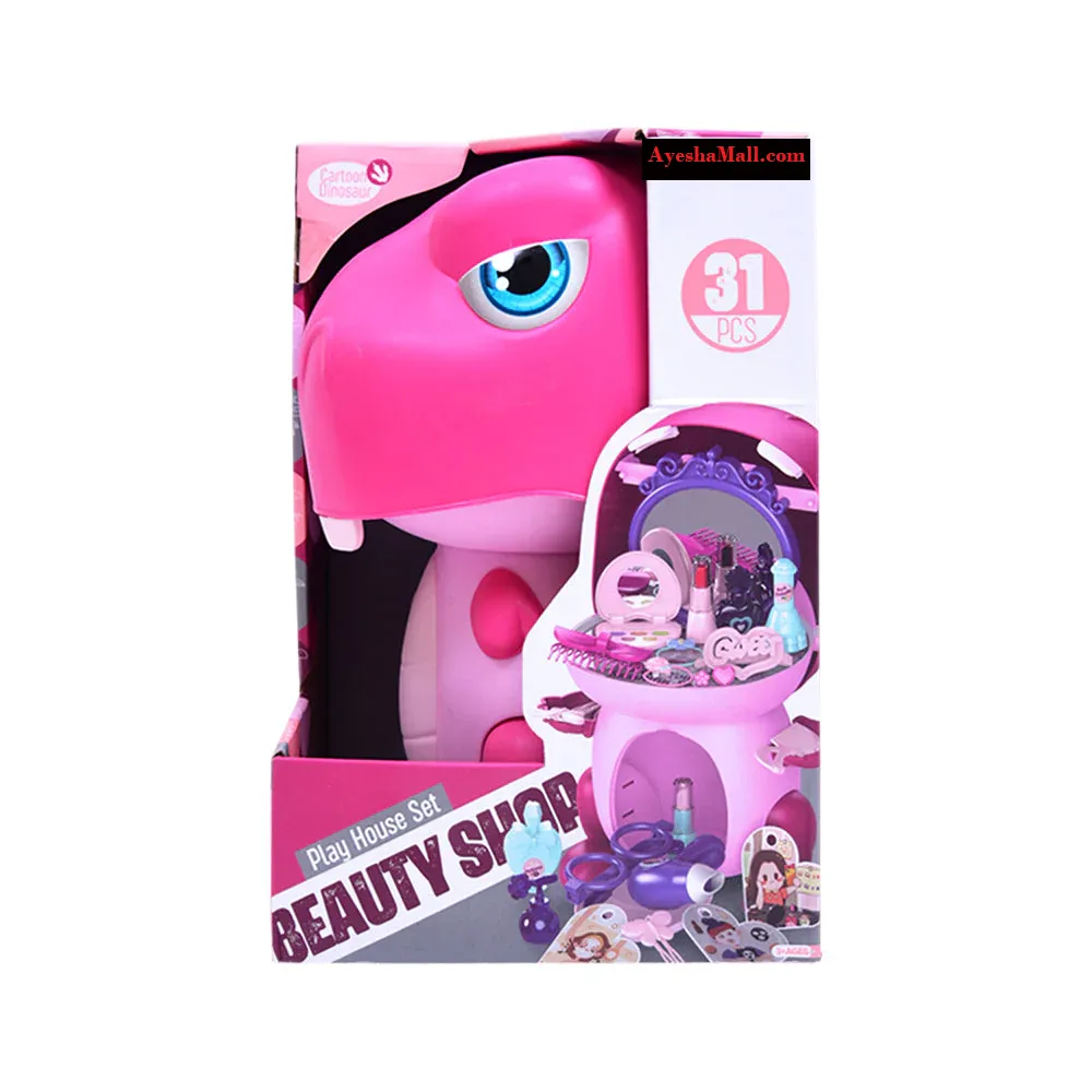 DinoGlam Beauty Shop 31-Piece Play Set – 1368A4