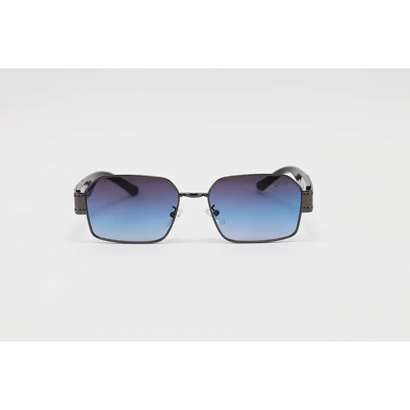 Dior 2485 Acetate Metal Rectangle Hexagonal Sunglasses
