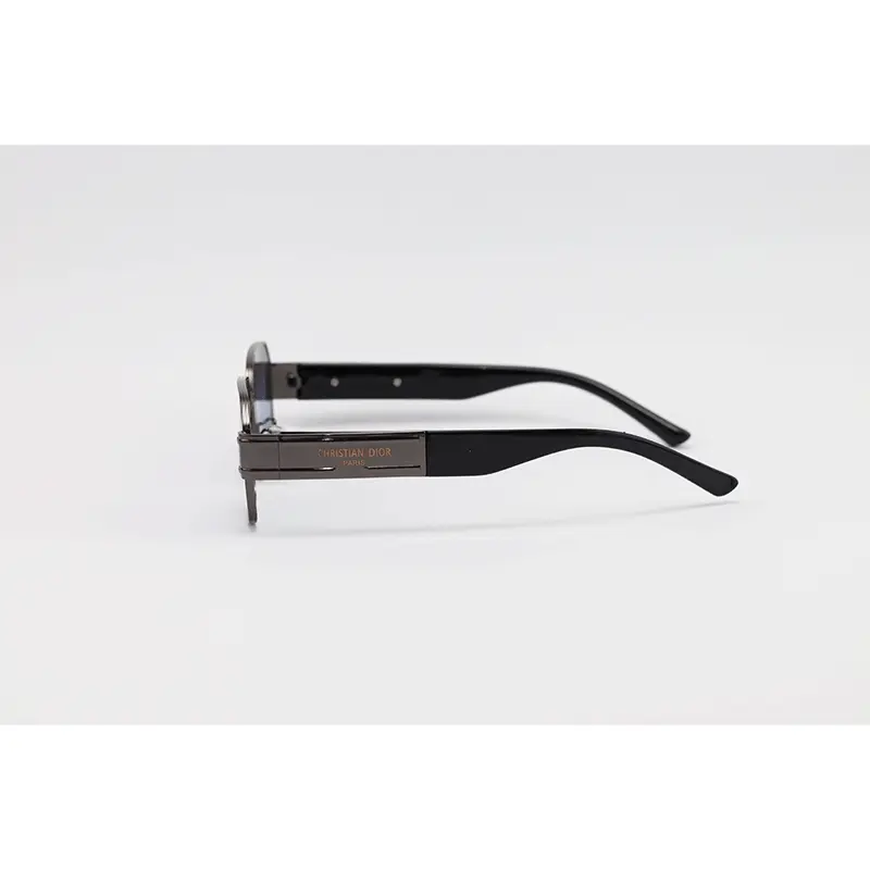 Dior 2485 luxury hexagonal rectangle sunglasses with UV protection lenses