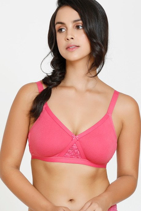 Comfortable Double Layered Wire-Free Super Support Bra designed with a dual-layer structure that delivers strong support without the need for underwires.