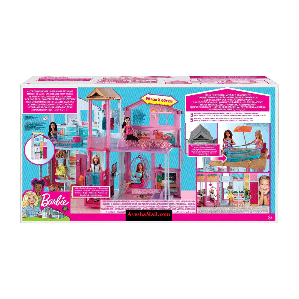 DreamVista Barbie Townhouse Playset – DLY32