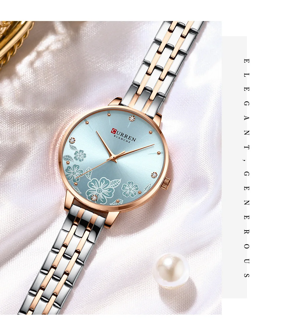 Dynamic Curren 9068 Women’s Stainless Steel Watch