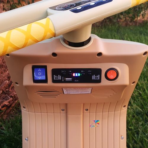 Children’s electric ride on Vespa bike with light and sound features