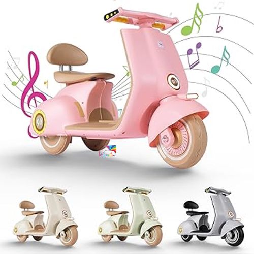 Dynamic Vespa Rechargeable Ride-On Bike