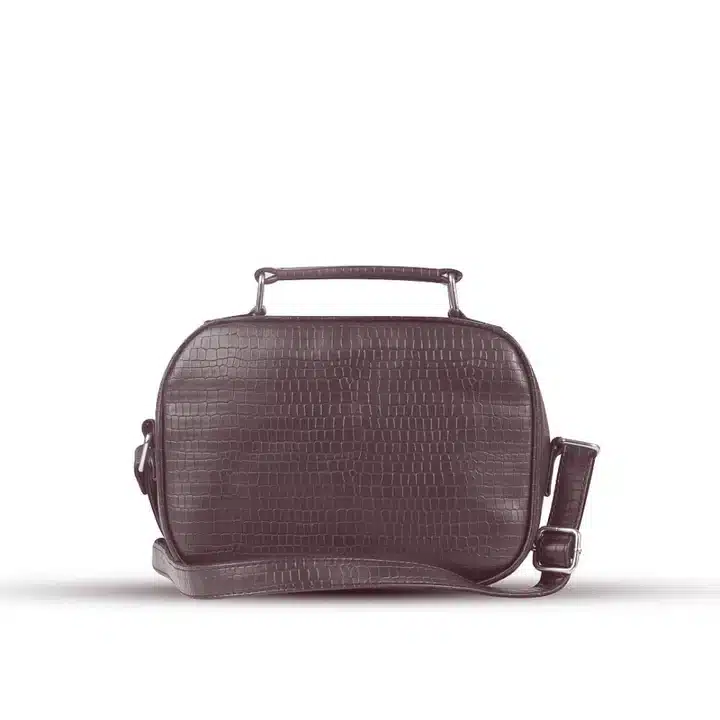 Stylish choco handbag for women with comfortable handles and modern look