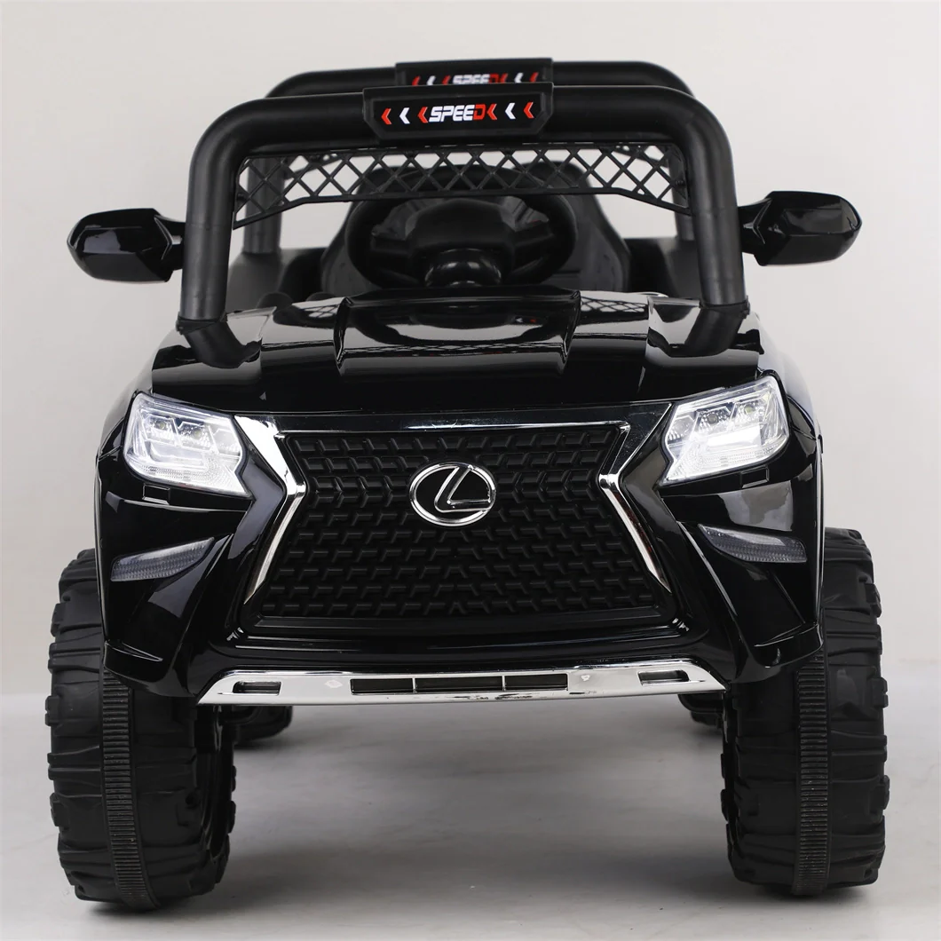 Kids electric ride on car toy with lights and sound features