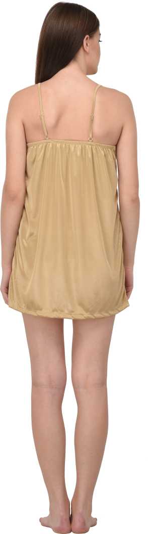 Premium Exquisite Bridal Nighty Set 4 Pieces Beige crafted with smooth satin texture and refined lace detailing, perfect for bridal nights, honeymoon wear, and special occasions.