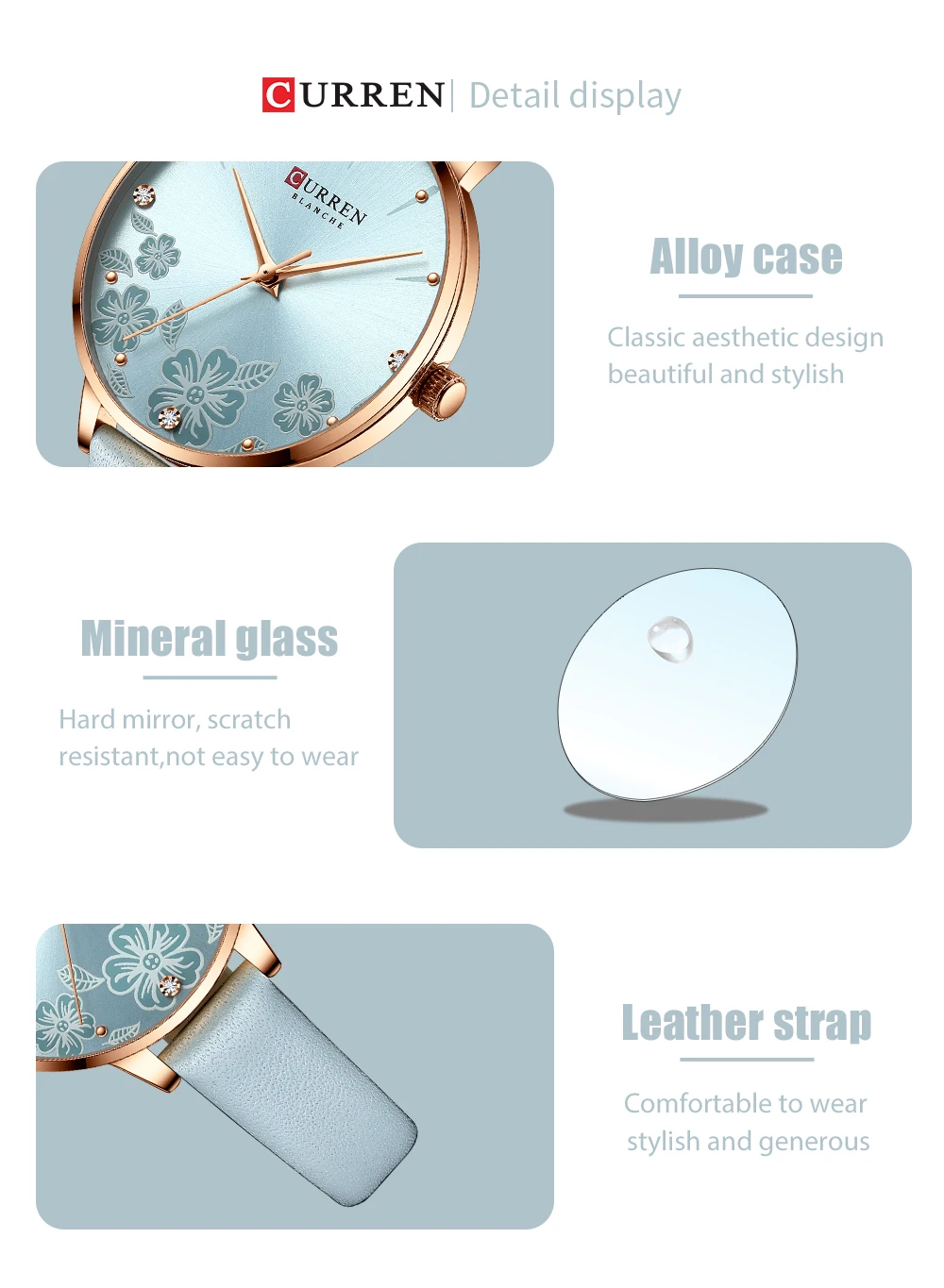 Exquisite Curren 9068 Women’s Watch