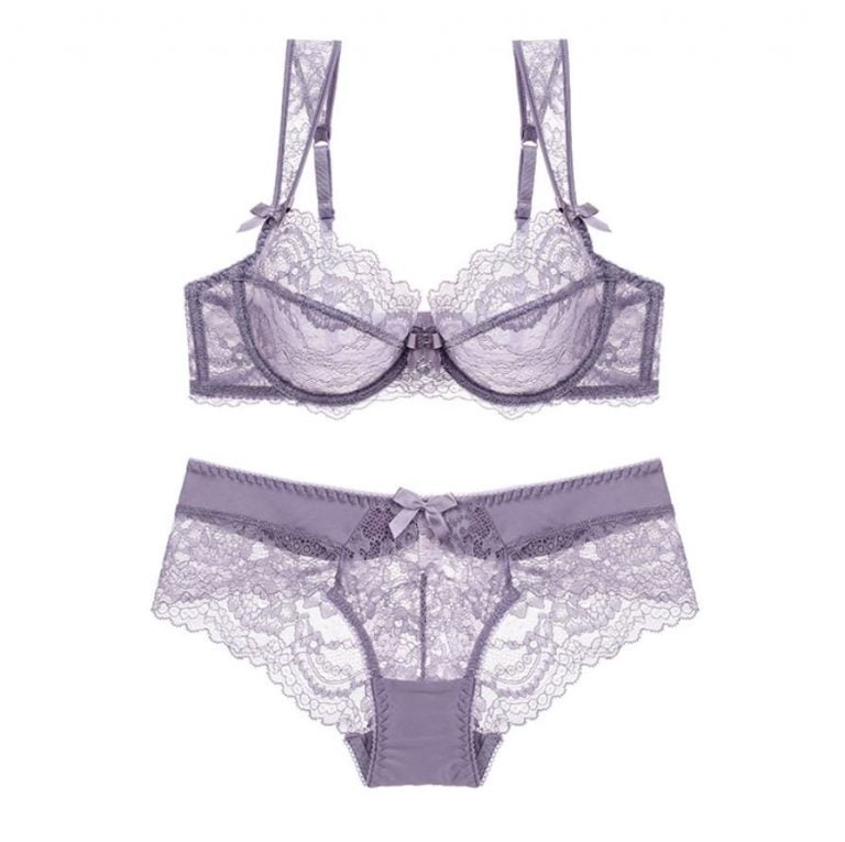 Fashion Bra Set Ultra Thin Transparent