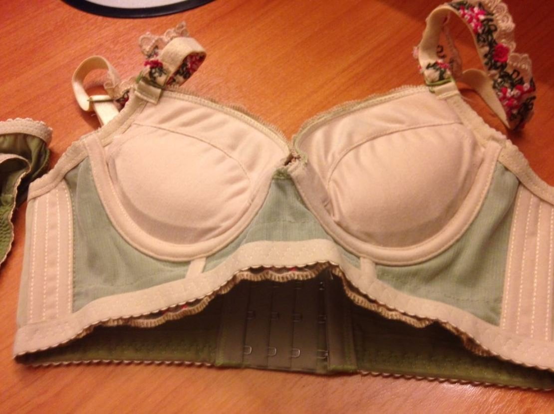 Romantic Floral Lace Seamless Embroidery Bra and Panty Set crafted with soft breathable fabric and delicate embroidery, offering comfort with a feminine touch.