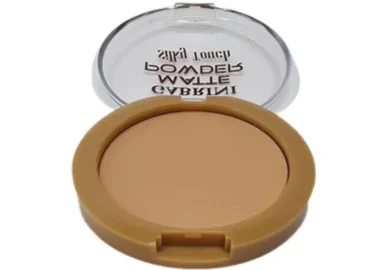 Gabrini Silky Touch Matte Powder compact with mirror for smooth velvety finish