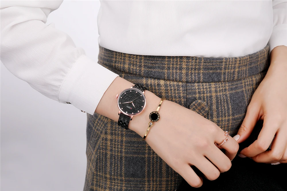 Glamorous CURREN 9046 Women’s Stainless Steel Watch