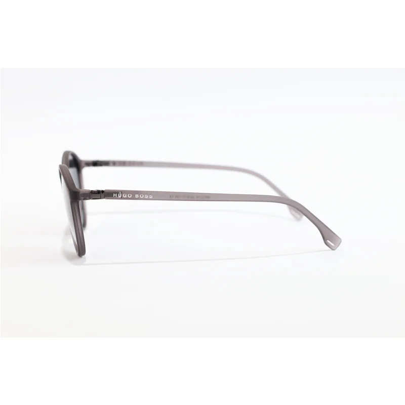 Hugo Boss 2216 Matte Grey Acetate Round Polarized Sunglasses 2